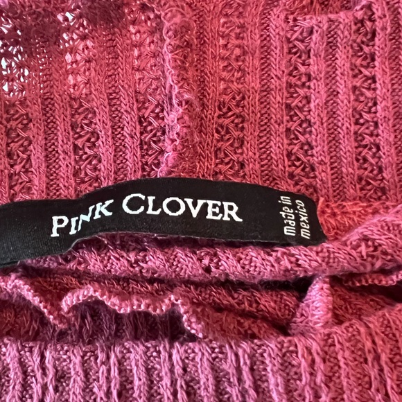 Pink Clover mock neck knit top, size large, new without tags - Picture 5 of 5